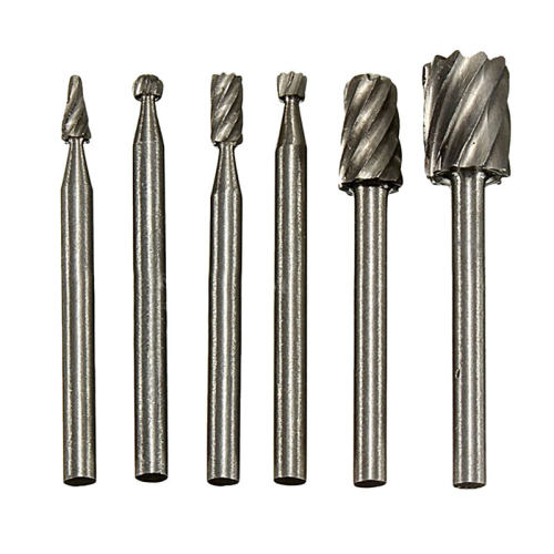 6pcs 1/8 Mini Bit Set Cutting Tools Rotary Tool For Knife Ca