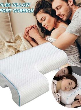 Memory Foam Arched Cuddle Pillow Couples Pillow Arched