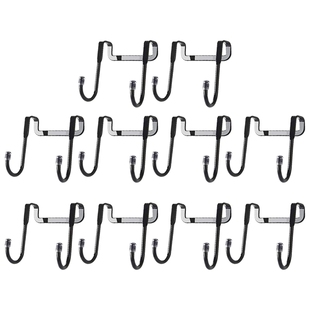 Hot 10 Pcs over Door Hooks, Shower Door Hooks Stainless