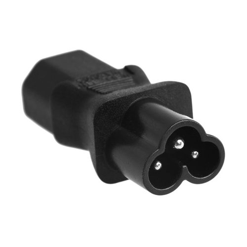 IEC 320 3-Pin C13 Female To C6 Male Cloverleaf Plug AC Power