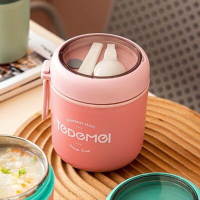Japanese Soup Pot Breakfast Cup small Thermal Lunch Box