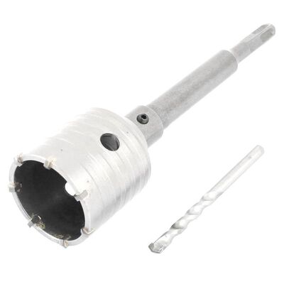 Hardware concrete stone drill hole saw 45 mm with key