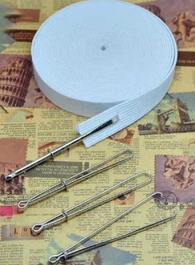 CIASSTHREE 3 Pcs Elastic Band/rope Wearing Threading Guide