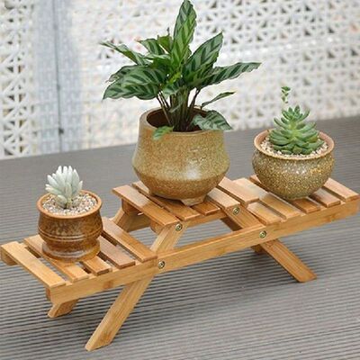 Multi-Layer Folding Flower Stand Balcony Rack Flower Shelf