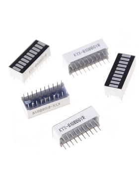 5PCS 10 segment tricolor LED light column display device led