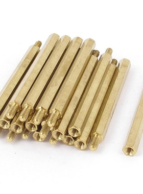 20 Pcs M3 3mm Male Female Brass Hex Standoff PCB Spacer Pill
