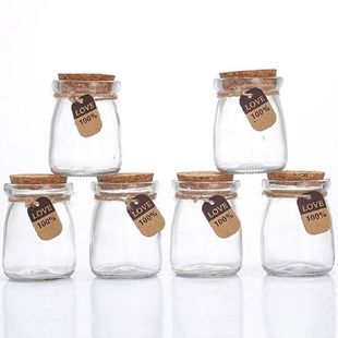 Christmas Wish Bottles Small Empty Clear Glass Bottles