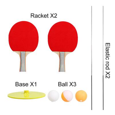 2 Table Tennis Paddle 3 Ping Pong Ball Set Indoor Outdoor