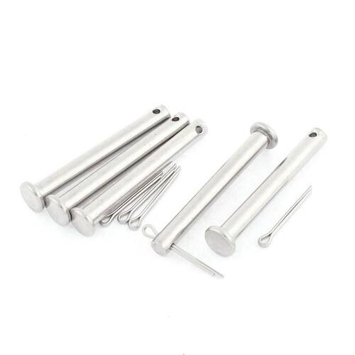 M6x50mm Flat Head 304 Clevis Pins 5 Sets