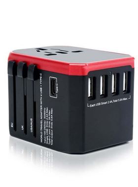 Travel Adapter- Plug Adapter- Worldwide Charging Adapter- 5.