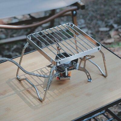Stainless Steel Folding Grill Rack Portable Backpacking