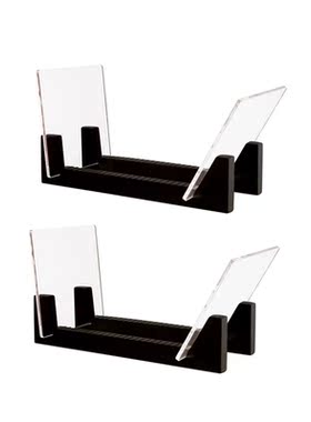 Hot 2 Pcs Vinyl Record Storage -Vinyl LP Record Rack 13.7