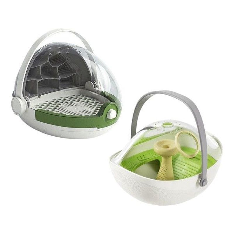 Portable Pet Reptile Feeding Box, Animal Growth Observation