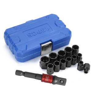13pcs Damaged Bolt Nut Screw Remover Tool Kit Damaged Bolt