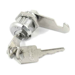 Letter Box Locking 16mm Dia Thread Cylinder Cam Lock w Keys