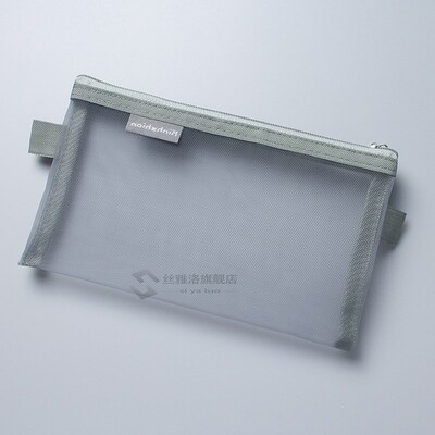 Pencil Case Transparent Mesh School Pencil Bag Capacity Nylo