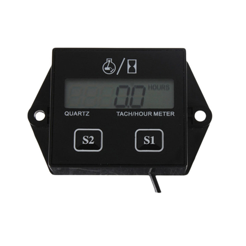 hour meter engine tachometer gauge inductive for motorcycle