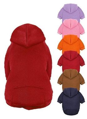 6 Pieces Dog Hoodie Dog Clothes Sweaters With Hat, Pet