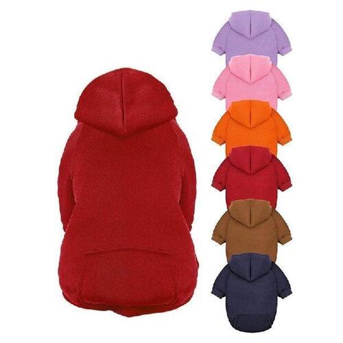 6 Pieces Dog Hoodie Dog Clothes Sweaters With Hat, Pet