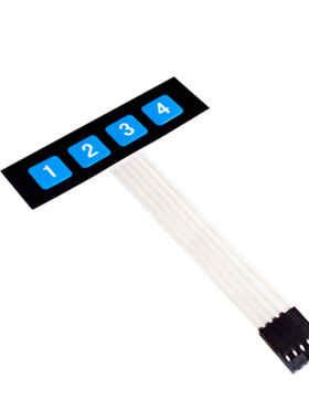 1x4 Key Matrix MembraSwitch Keypad Keyboard Control Panel SC