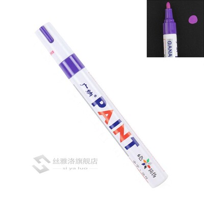 1pcs White Waterproof Rubber Permanent Paint Marker Pen Car