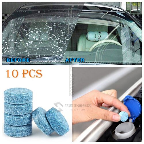10PCS 1pcs=4L Car Accessories Solid Wiper Window Glass Clean