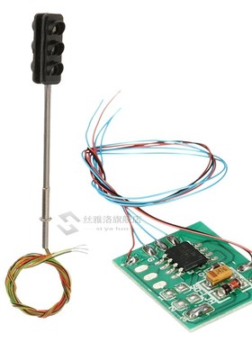 *3 Color Traffic Light Signals Ho Oo Scale Model 6Led  Diy S