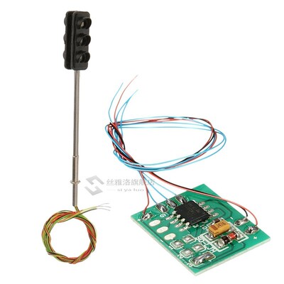 *3 Color Traffic Light Signals Ho Oo Scale Model 6Led  Diy S