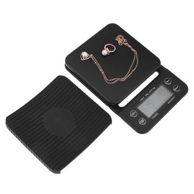 3000g/0.1g LCD Timer Coffee Scale Weighing Food Balance Weig