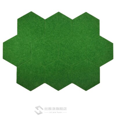 10Pcs 3D Felt Hexagon Letter Message Board Photo Display DIY