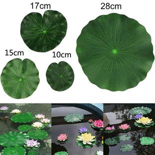2pcs Artificial Floating Water Lily Artificial Lotus Flower