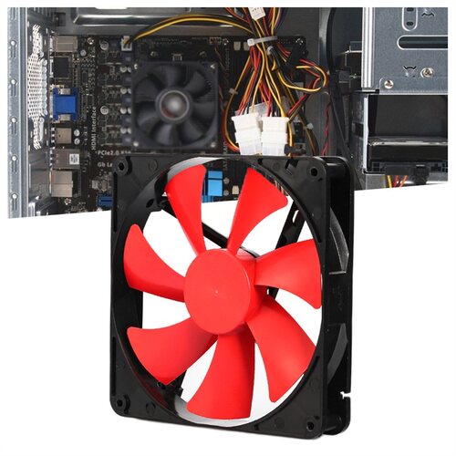 140x140mm PC Quiet CPU Cooling Cooler Fan PC Case Square Hea