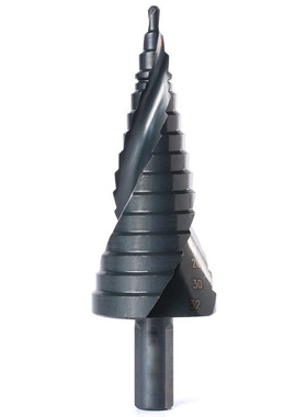 Nitriding Groove Perforation Ladder Step Drill 4-32mm Black