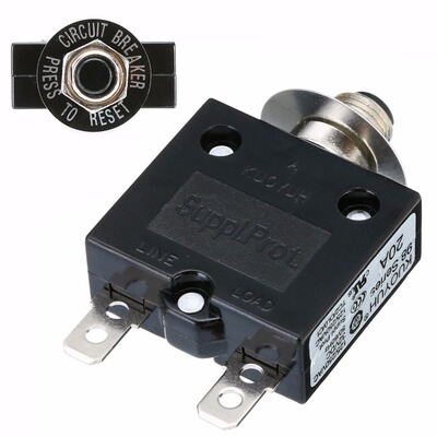 AC 125/250V DC 32V Overload Protector 20 Amp Circuit Thermal