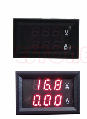 DC 100A 100V Red LED Voltmeter Ammeter Amp Volt Meter+Curren