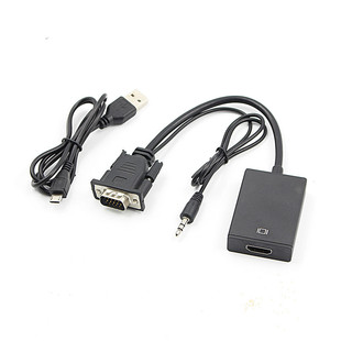 VGA to HDMI Cable for 1080P Converter HD Audio AV Converter