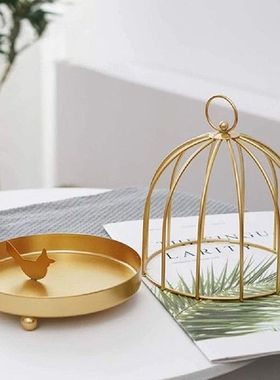 Nordic Style Metal Iron Mosquito Coils Holder Birdcage
