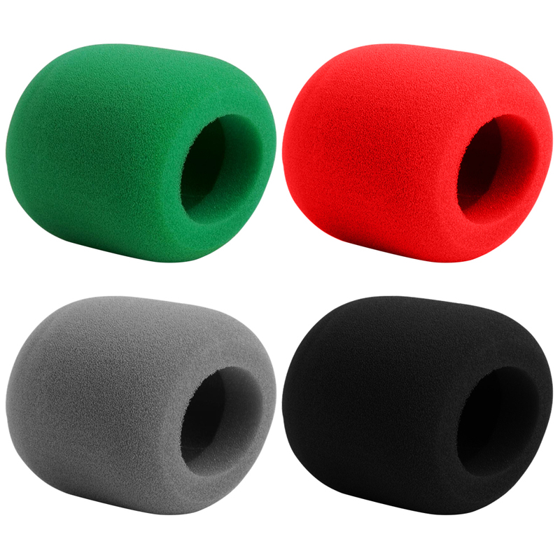 10pcs Windscreen Thickened Microphone Protector Cover Sponge