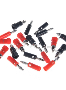 10 Pairs Red 4mm Binding Post Speaker Terminal Banana Plug S