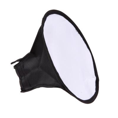 20cm Round Flash Softbox Diffuser Photography Box for Canon
