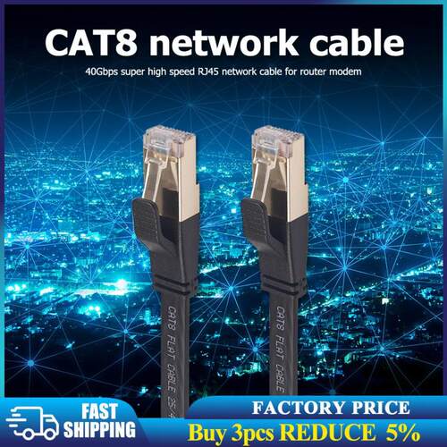 Cat8 Ethernet Cable SFTP 40Gbps Super Speed RJ45 Network Lan