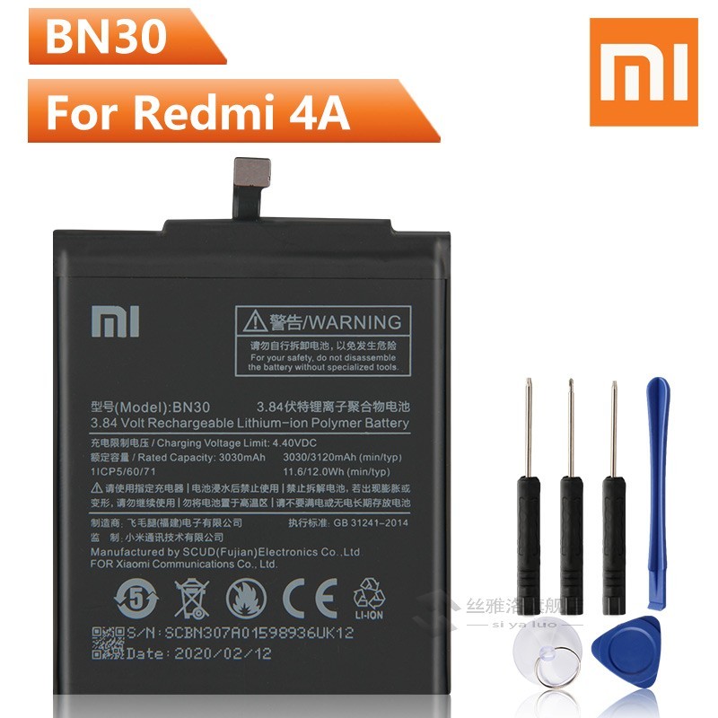 Original Phone Battery BN30 redmi 4A mi4 Pro Prime 3G RAM