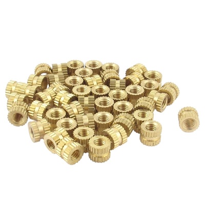 Injection Molding 3mm x 5mm x 4mm Fittings Knurl Thread Inse