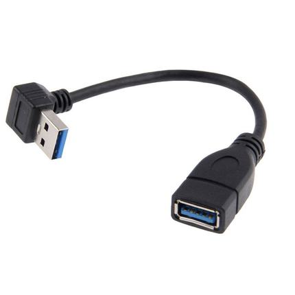 Data Sync 90 Degree Usb 3.0 Down Angled Adapter Cable Male A