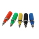 Post Colors 4mm Speaker Binding Plug Banana Pcs Test Con