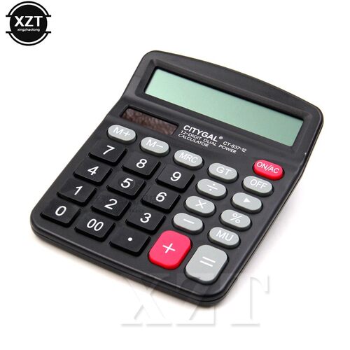 Portable 12 Digit Large Screen Display Calculator Financial