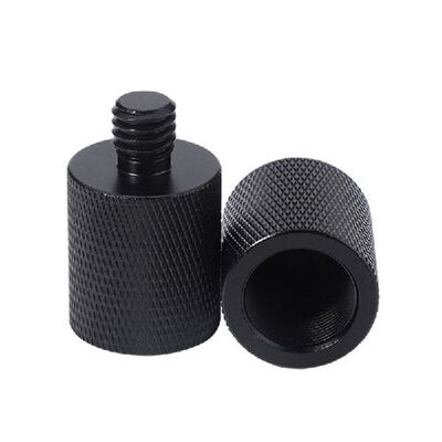 2PCS Microphone Adapters Screws 5/8 Female to 3/8 Male