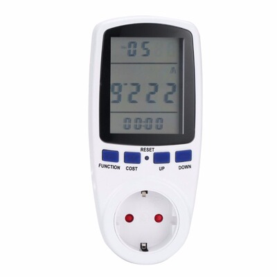 230V 16A EU Plug Volt Voltage Wattmeter Power Analyzer Elect
