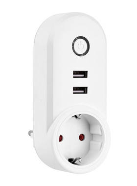 Smart WiFi Socket Smart Plug 2 USB Charger Port, Timer Power