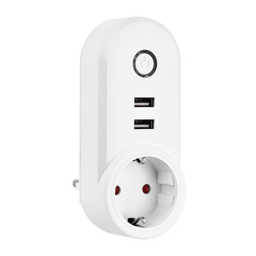 Smart WiFi Socket Smart Plug 2 USB Charger Port, Timer Power